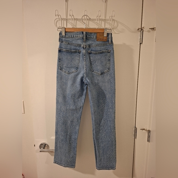Denim Forum The Arlo Hi-rise Straight Leg Jean in Mid-wash (Size US 26 x 27) - Picture 6 of 8